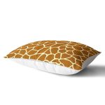 Renkli Zemin Üzerinde Geometrik Çizim Dijital Baskılı Modern Dikdörtgen Yastık Kırlent Kılıfı Realhomes