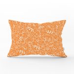 Rengarenk Zemin Üzerinde Çiçek Desenli Dijital Baskılı Modern Dikdörtgen Yastık Kırlent Kılıfı Realhomes