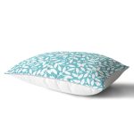 Rengarenk Zemin Üzerinde Çiçek Desenli Dijital Baskılı Modern Dikdörtgen Yastık Kırlent Kılıfı Realhomes