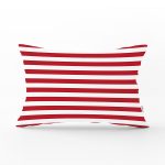- Rh-Dik-7643-Gorsel1 - Realhomes Beyaz Zemin Üzerinde Renkli Çizgili Dijital Baskılı Modern Dikdörtgen Yastık Kırlent Kılıfı Realhomes