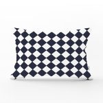 Beyaz Zemin Üzerinde Renkli Geometrik Çizimli Dijital Baskılı Modern Dikdörtgen Yastık Kılıfı Realhomes