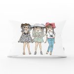 - Rh-Dik-765-Gorsel1 - Realhomes Fashion Girls Dijital Baskılı Modern Dikdörtgen Yastık Kırlent Kılıfı Realhomes