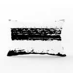 - Rh-Dik-7672-Gorsel1 - Realhomes Beyaz Zemin Üzerinde Siyah Çizgili Geometrik Çizim Modern Dikdörtgen Yastık Kırlent Kılıfı Realhomes