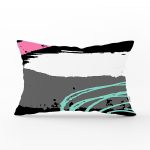 - Rh-Dik-7679-Gorsel1 - Realhomes Beyaz Zeminli Renkli Soyut Çizim Dijital Baskılı Modern Dikdörtgen Yastık Kırlent Kılıfı Realhomes