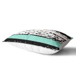 Beyaz Zeminli Renkli Soyut Çizim Dijital Baskılı Modern Dikdörtgen Yastık Kırlent Kılıfı Realhomes