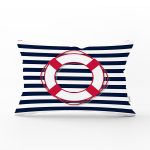 Beyaz Zemin Üzerinde Renkli Geometrik Çizimli Dijital Baskılı Modern Dikdörtgen Yastık Kılıfı Realhomes