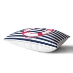 Beyaz Zemin Üzerinde Renkli Geometrik Çizimli Dijital Baskılı Modern Dikdörtgen Yastık Kılıfı Realhomes