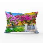 - Rh-Dik-770-Gorsel1 - Realhomes Çiçek Temalı Dijital Baskılı Modern Dikdörtgen Yastık Kırlent Kılıfı Realhomes
