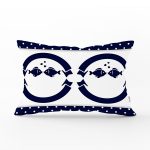 - Rh-Dik-7723-Gorsel1 - Realhomes Beyaz Zemin Üzerinde Renkli Balık Desenli Dikdörtgen Yastık Kırlent Kılıfı Realhomes