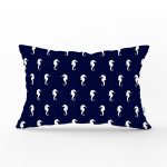 Renkli Zeminli Denizatı Desenli Dijital Baskılı Modern Dikdörtgen Yastık Kırlent Kılıfı Realhomes