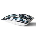 - Rh-Dik-7734-Gorsel2 - Realhomes Siyah Zemin Üzerinde Beyaz Puantiyeli Dijital Baskılı Modern Dikdörtgen Yastık Kırlent Kılıfı Realhomes