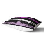 Siyah Zeminli Renkli Puantiyeli Dijital Baskılı Modern Dikdörtgen Yastık Kırlent Kılıfı Realhomes