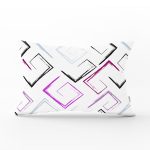 - Rh-Dik-7757-Gorsel1 - Realhomes Beyaz Zeminli Renkli Modern Desenli Dijital Baskılı Modern Dikdörtgen Yastık Kırlent Kılıfı Realhomes