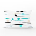 - Rh-Dik-7759-Gorsel1 - Realhomes Beyaz Zeminli Modern Puantiyeli Dijital Baskılı Modern Dikdörtgen Yastık Kırlent Kılıfı Realhomes