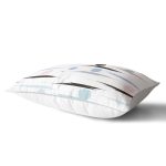 Beyaz Zeminli Renkli Puantiyeli Dijital Baskılı Modern Dikdörtgen Yastık Kırlent Kılıfı Realhomes