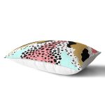 - Rh-Dik-7790-Gorsel2 - Realhomes Renkli Zemin Üzerinde Gold Detaylı Modern Desenli Modern Dikdörtgen Yastık Kırlent Kılıfı Realhomes