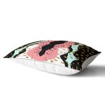 - Rh-Dik-7793-Gorsel2 - Realhomes Renkli Zemin Üzerinde Gold Detaylı Modern Desenli Modern Dikdörtgen Yastık Kırlent Kılıfı Realhomes