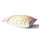 - Rh-Dik-7808-Gorsel2 - Realhomes Beyaz Zemin Üzerinde Modern Renkli Çizgili Sarı Puantiyeli Dikdörtgen Yastık Kırlent Kılıfı Realhomes