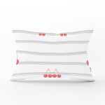 - Rh-Dik-7818-Gorsel1 - Realhomes Beyaz Zemin Üzerinde Gri Modern Çizgili Kiraz Desenli Dikdörtgen Yastık Kırlent Kılıfı Realhomes