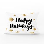 - Rh-Dik-7825-Gorsel1 - Realhomes Beyaz Zeminli Gold Renkli Kartanesi Dijital Baskılı Modern Dikdörtgen Yastık Kırlent Kılıfı Realhomes