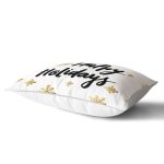 - Rh-Dik-7825-Gorsel2 - Realhomes Beyaz Zeminli Gold Renkli Kartanesi Dijital Baskılı Modern Dikdörtgen Yastık Kırlent Kılıfı Realhomes