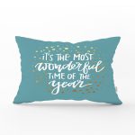 Renkli Zemin Üzerinde Gold Detaylı Dijital Baskılı Modern Dikdörtgen Yastık Kırlent Kılıfı Realhomes