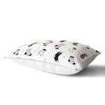 - Rh-Dik-7869-Gorsel2 - Realhomes Beyaz Zemin Üzerinde Modern Çorap Desenli Dikdörtgen Yastık Kırlent Kılıfı Realhomes