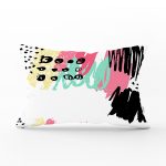 - Rh-Dik-7880-Gorsel1 - Realhomes Beyaz Zemin Üzerinde Soyut Çizimli Renkli Desen Çalışması Dikdörtgen Yastık Kırlent Kılıfı Realhomes