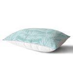 - Rh-Dik-7893-Gorsel2 - Realhomes Renkli Zemin Üzerinde Yaprak Desenli Dijital Baskılı Modern Dikdörtgen Yastık Kırlent Kılıfı Realhomes