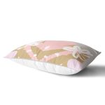 - Rh-Dik-7900-Gorsel2 - Realhomes  Rengarenk Zemin Üzerinde Soyut Çizimli Çiçek Desenli Modern Dikdörtgen Yastık Kırlent Kılıfı Realhomes