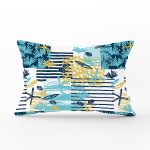 - Rh-Dik-7919-Gorsel1 - Realhomes Beyaz Zemin Üzerinde Renkli Deniz Motifli Dikdörtgen Yastık Kırlent Kılıfı Realhomes