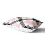 - Rh-Dik-7923-Gorsel2 - Realhomes Beyaz Zeminli Siyah Ekose Desenli Dijital Baskılı Modern Dikdörtgen Yastık Kırlent Kılıfı Realhomes