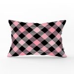 - Rh-Dik-7925-Gorsel1 - Realhomes Renkli Pastel Zemin Üzerinde Siyah Ekose Desenli Modern Dikdörtgen Yastık Kırlent Kılıfı Realhomes