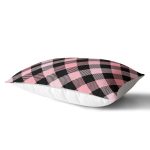 - Rh-Dik-7925-Gorsel2 - Realhomes Renkli Pastel Zemin Üzerinde Siyah Ekose Desenli Modern Dikdörtgen Yastık Kırlent Kılıfı Realhomes