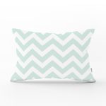 Modern Zigzag Dijital Baskılı Dikdörtgen Yastık Kırlent Kılıfı Realhomes
