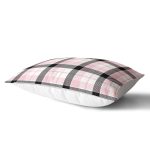 - Rh-Dik-7930-Gorsel2 - Realhomes Renkli Pastel Zemin Üzerinde Siyah Ekose Desenli Modern Dikdörtgen Yastık Kırlent Kılıfı Realhomes