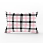 - Rh-Dik-7931-Gorsel1 - Realhomes Renkli Pastel Zemin Üzerinde Siyah Ekose Desenli Modern Dikdörtgen Yastık Kırlent Kılıfı Realhomes