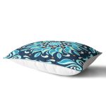 - Rh-Dik-7934-Gorsel2 - Realhomes Renkli Zemin Üzerinde Çini Desenli Dijital Baskılı Modern Dikdörtgen Yastık Kırlent Kılıfı Realhomes