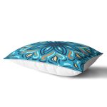 - Rh-Dik-7936-Gorsel2 - Realhomes Renkli Zemin Üzerinde Çini Desenli Dijital Baskılı Modern Dikdörtgen Yastık Kırlent Kılıfı Realhomes