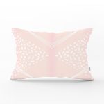 Pastel Zeminli Geometrik Desenli Dijital Baskılı Modern Dikdörtgen Yastık Kırlent Kılıfı Realhomes