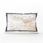 - Rh-Dik-7975-Gorsel1 - Realhomes Beyaz Zemin Üzerinde Gold Detaylı Geometrik Desenli Dikdörtgen Yastık Kırlent Kılıfı Realhomes