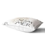 - Rh-Dik-7994-Gorsel2 - Realhomes Beyaz Zemin Üzerinde Gold Detaylı Yaprak Desenli Modern Dikdörtgen Yastık Kırlent Kılıfı Realhomes