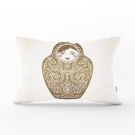 - Rh-Dik-80-Gorsel1 - Realhomes Matruşka Resimli Dijital Baskılı Dekoratif Dikdörtgen Yastık Kırlent Kılıfı Realhomes