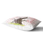 Çiçek Desen Dijital Baskılı Dikdörtgen Yastık Kırlent Kılıfı Realhomes