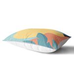 - Rh-Dik-8015-Gorsel2 - Realhomes Renkli Zeminli Pastel Yaprak Desenli Dijital Baskılı Modern Dikdörtgen Yastık Kırlent Kılıfı Realhomes