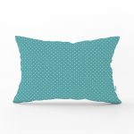 - Rh-Dik-8032-Gorsel1 - Realhomes Renkli Zeminli Beyaz Puantiye Desenli Dijital Baskılı Modern Dikdörtgen Yastık Kırlent Kılıfı Realhomes