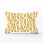 Beyaz Zemin Üzerinde Renkli Geometrik Desenli Dijital Baskılı Modern Dikdörtgen Yastık Kılıfı Realhomes