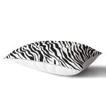 - Rh-Dik-8044-Gorsel2 - Realhomes Beyaz Zeminli Siyah Zebra Desenli Dijital Baskılı Modern Dikdörtgen Yastık Kırlent Kılıfı Realhomes