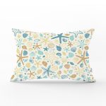 - Rh-Dik-8080-Gorsel1 - Realhomes Renkli Zeminli Deniz Yıldızı Desenli Dijital Baskılı Modern Dikdörtgen Yastık Kırlent Kılıfı Realhomes