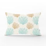 - Rh-Dik-8085-Gorsel1 - Realhomes Renkli Zeminli Deniz Otu Desenli Dijital Baskılı Modern Dikdörtgen Yastık Kırlent Kılıfı Realhomes